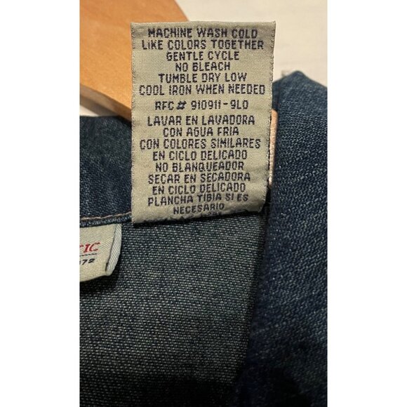 NWT-Faded Glory Women Dark Denim Sleeveless Button-Front Maxi Dress M 100%cotton - Picture 5 of 13